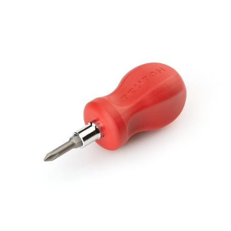 Tekton 3-in-1 Stubby Phillips/Slotted Driver (No. 1 x 3/16 in., Red) DMT17001